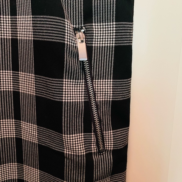 Gap Black & White Plaid Dress Size Large - Picture 4 of 5